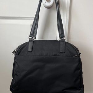 Lo & Sons O.M.G. (Overnight & Medium Gym) Bag - Black and Silver
